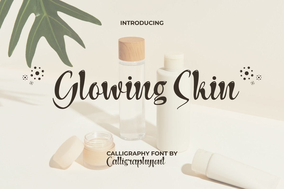 フォント Glowing Skin
