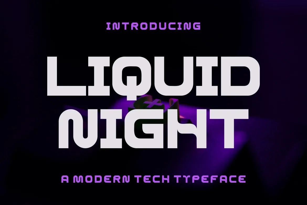 フォント Liquid Night