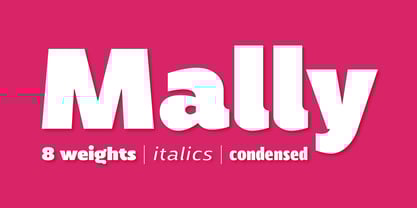 フォント Mally