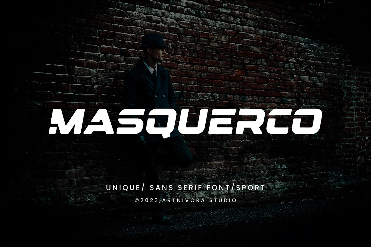 フォント Masquerco