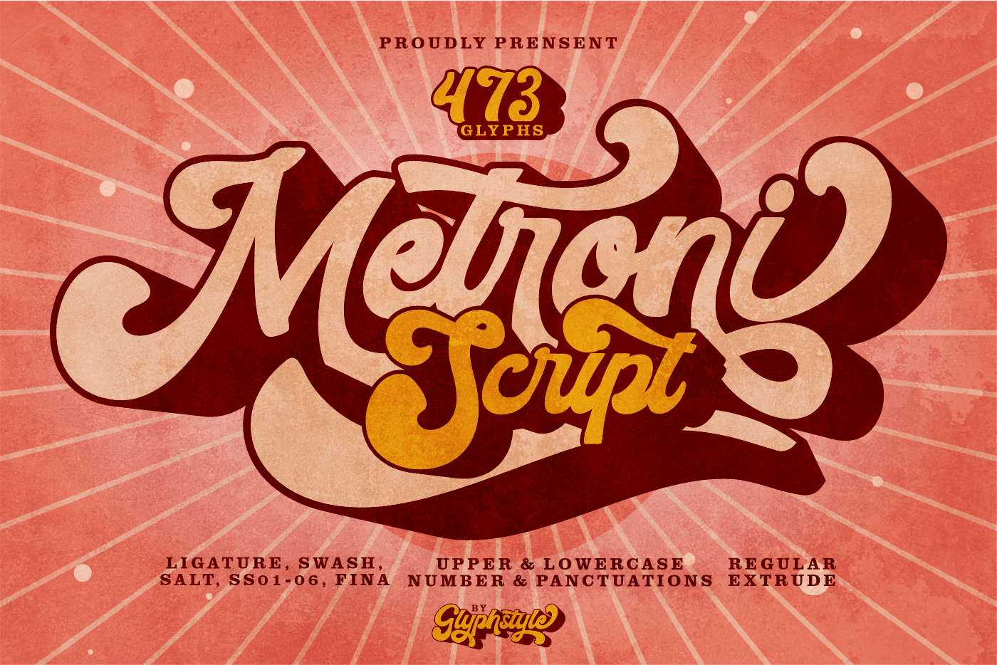 フォント Metroni