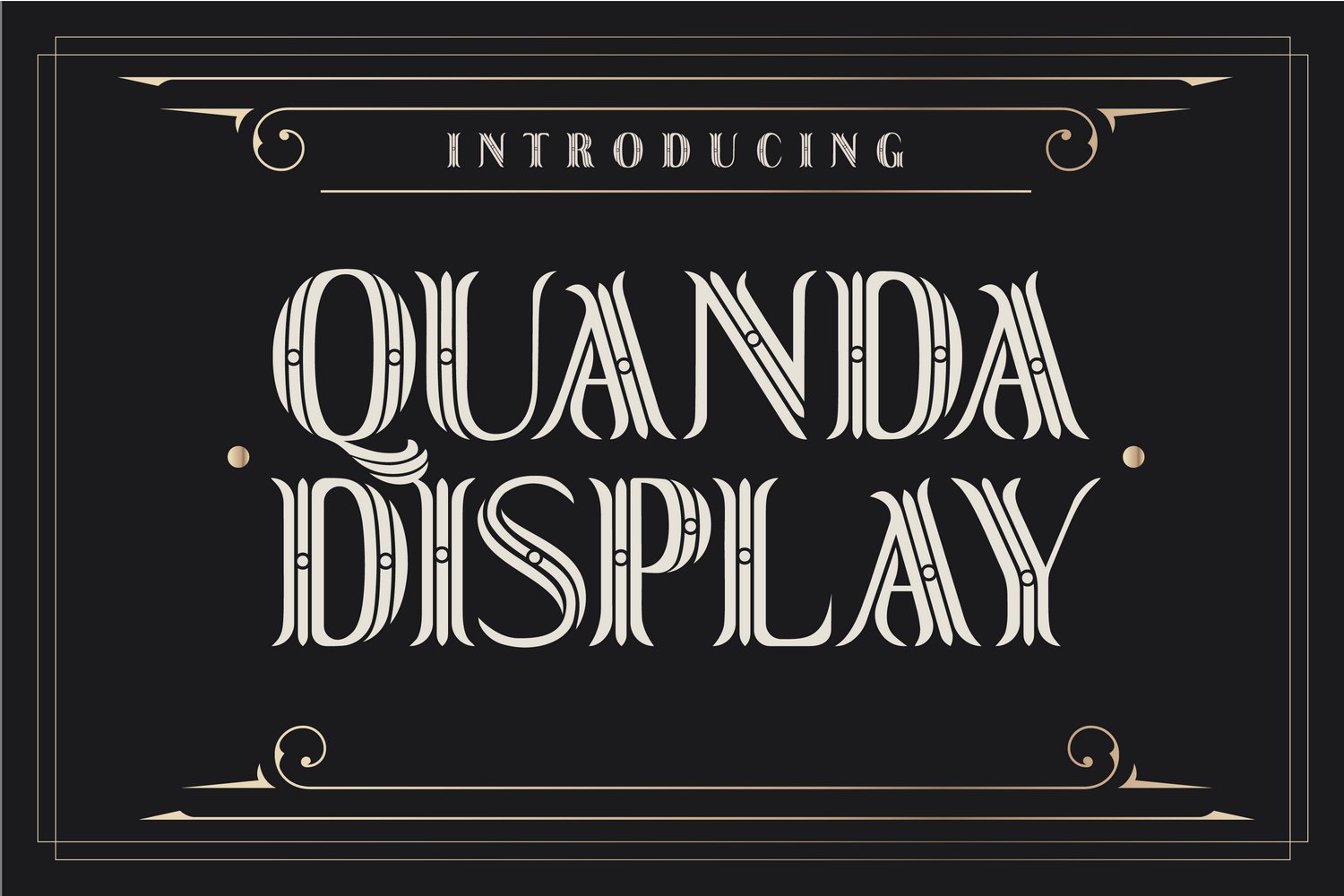 フォント Quanda Display