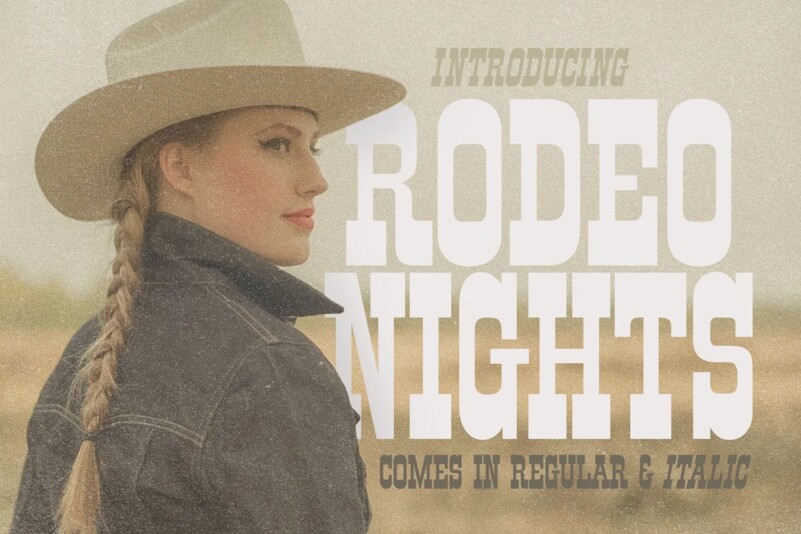 フォント Rodeo Nights