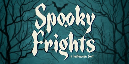フォント Spooky Frights