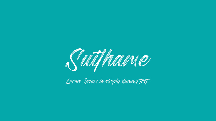 フォント Suithame