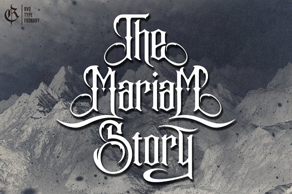 フォント The Mariam Story
