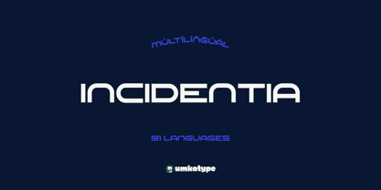 フォント Incidentia