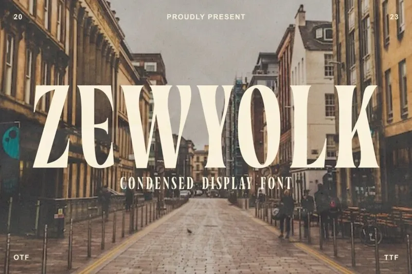 フォント Zewyolk