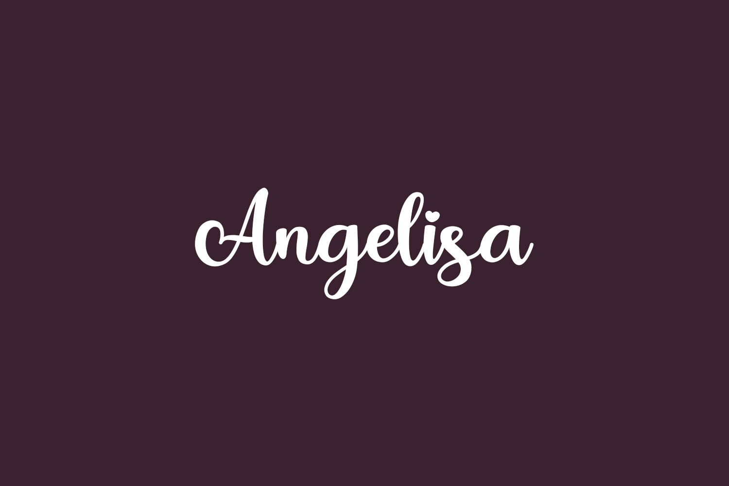 フォント Angelisa