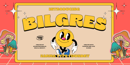 フォント Bilgres