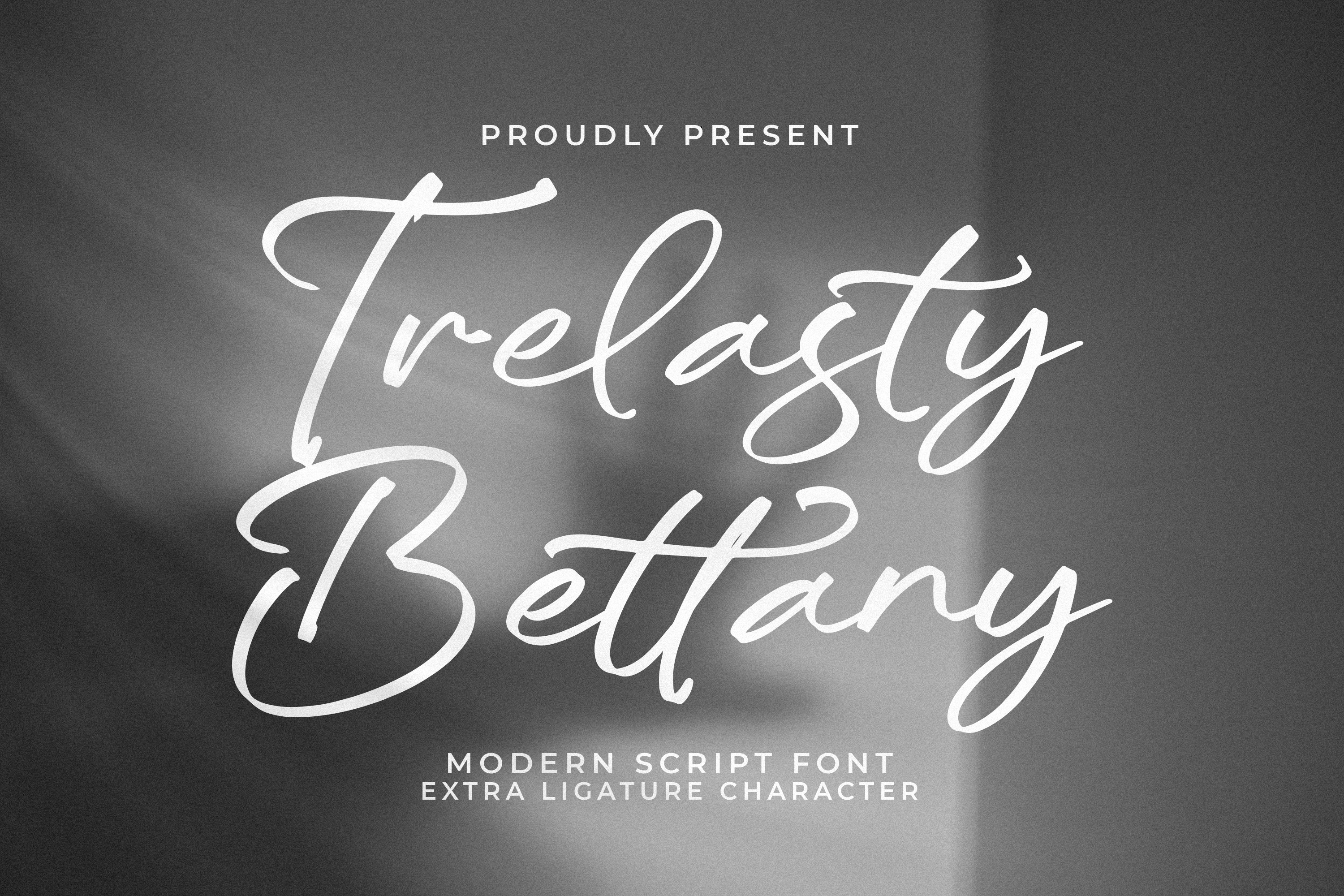 フォント Trelasty Bettany