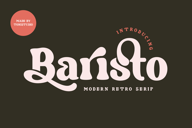 フォント Baristo