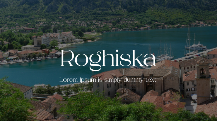 フォント Roghiska