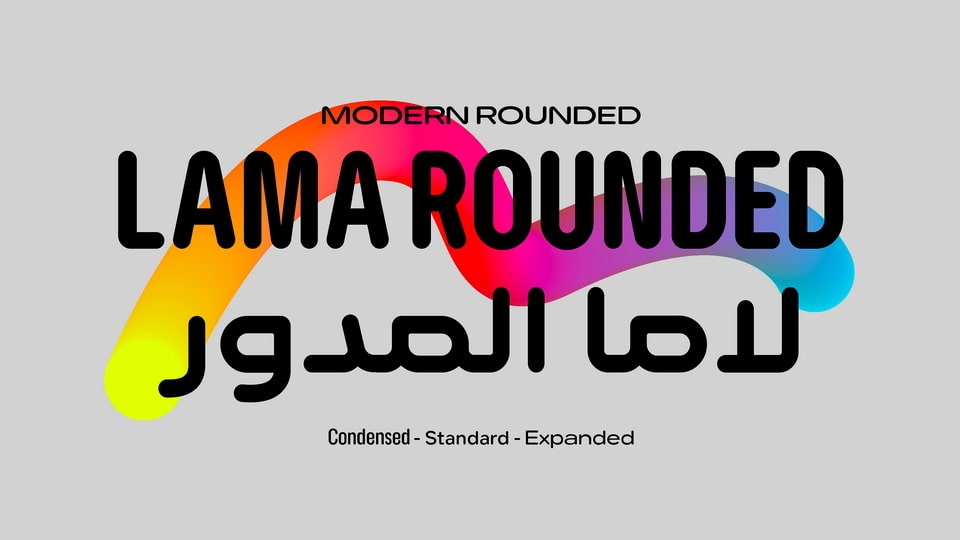 フォント Lama Rounded Condensed