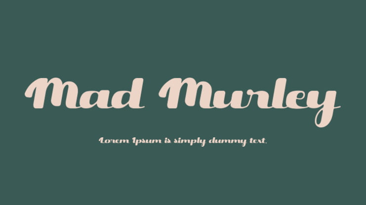 フォント Mad Murley