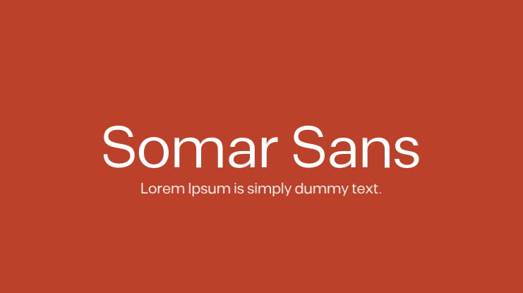 フォント Somar Sans