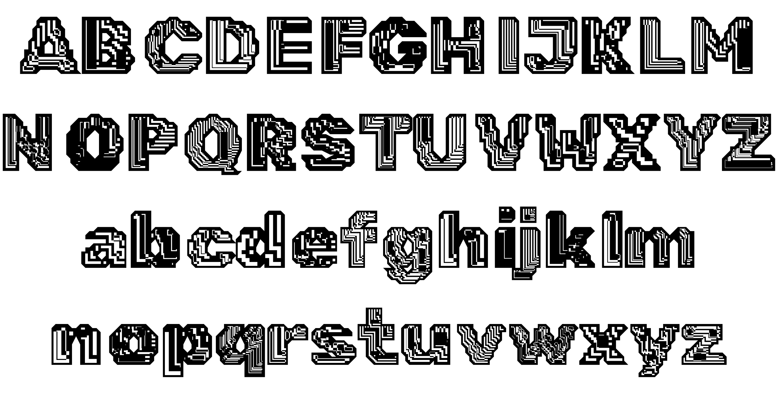 フォント Rubik Broken Fax