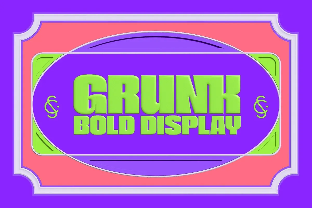 フォント Grunk