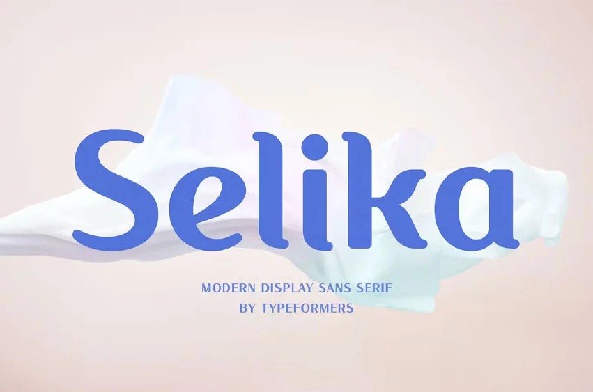 フォント Selika