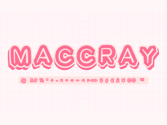 フォント Maccray