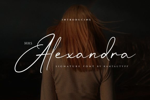 フォント Mrs Alexandra