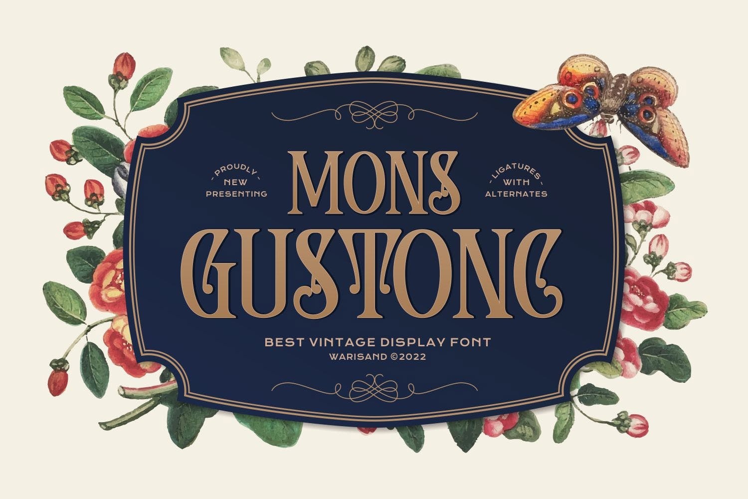 フォント Mons Gustonc