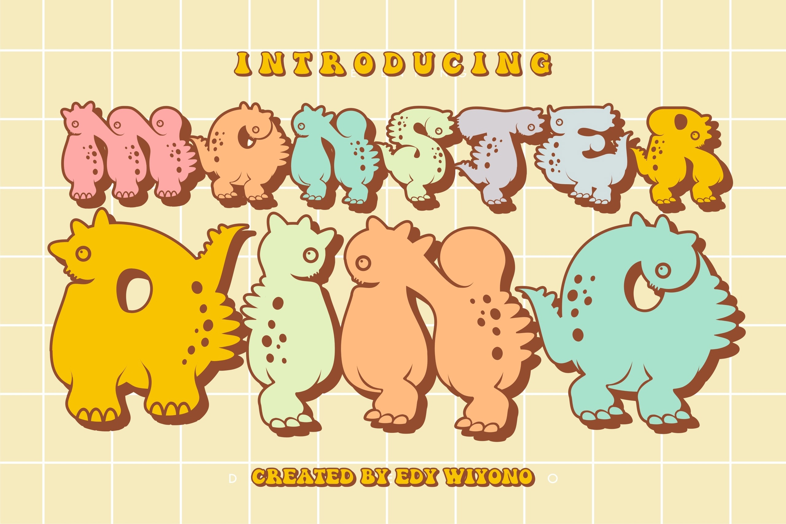 フォント Monster Dino