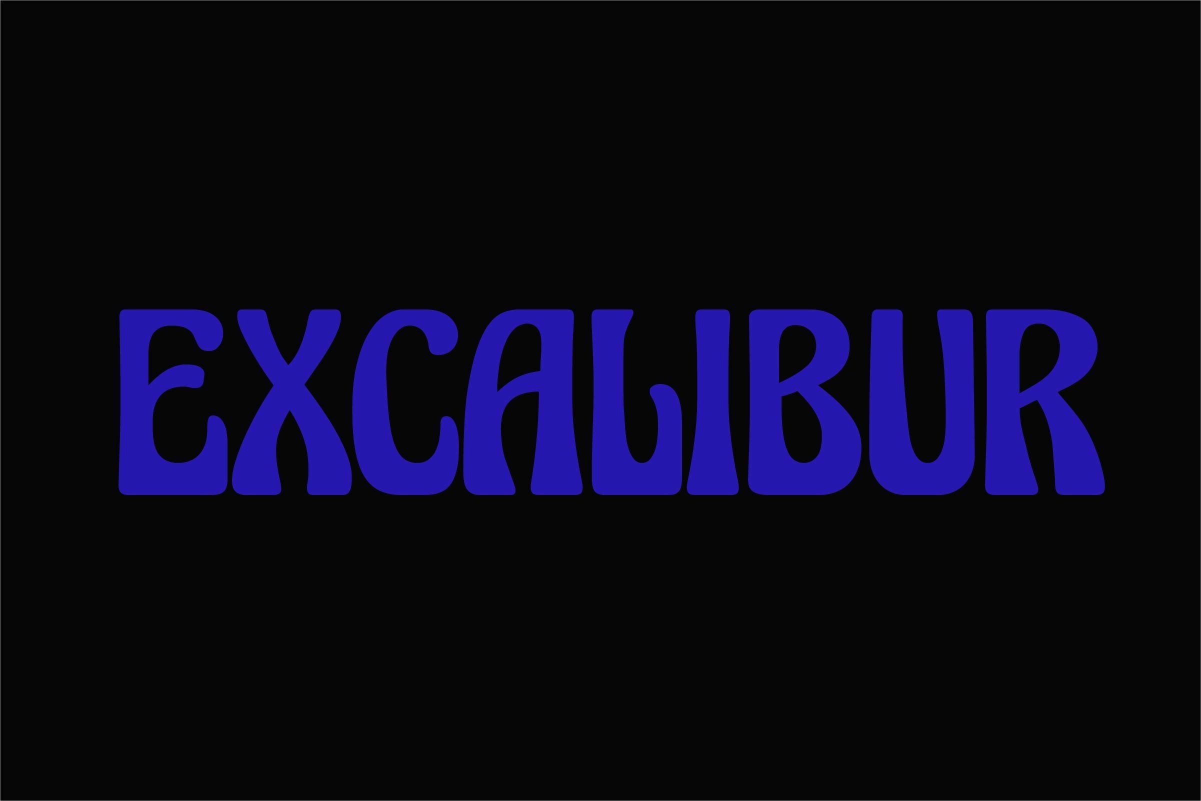 フォント Excalibur