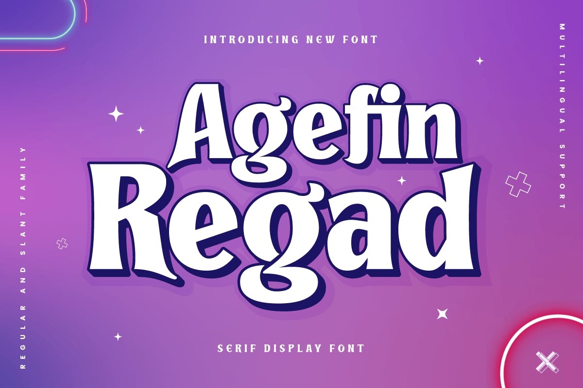 フォント Agefin Regad