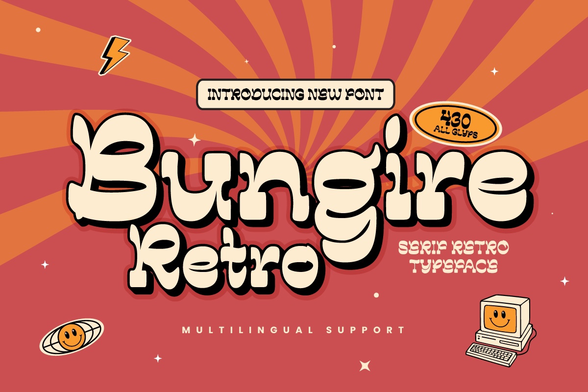 フォント Bungire Retro