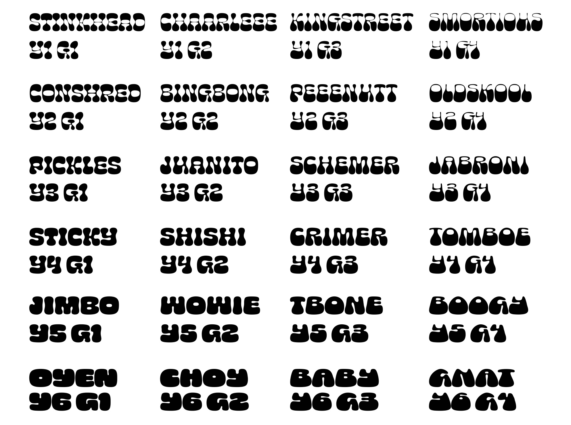 フォント Cheee Variable