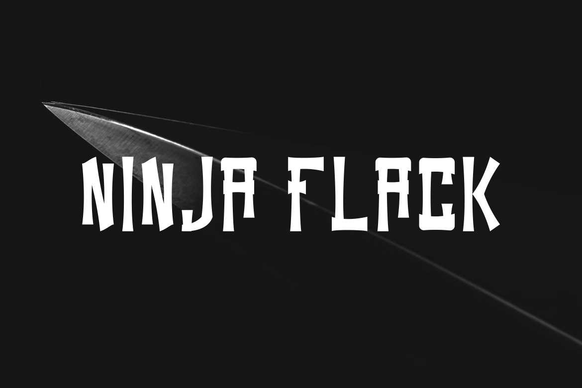 フォント Ninja Flack