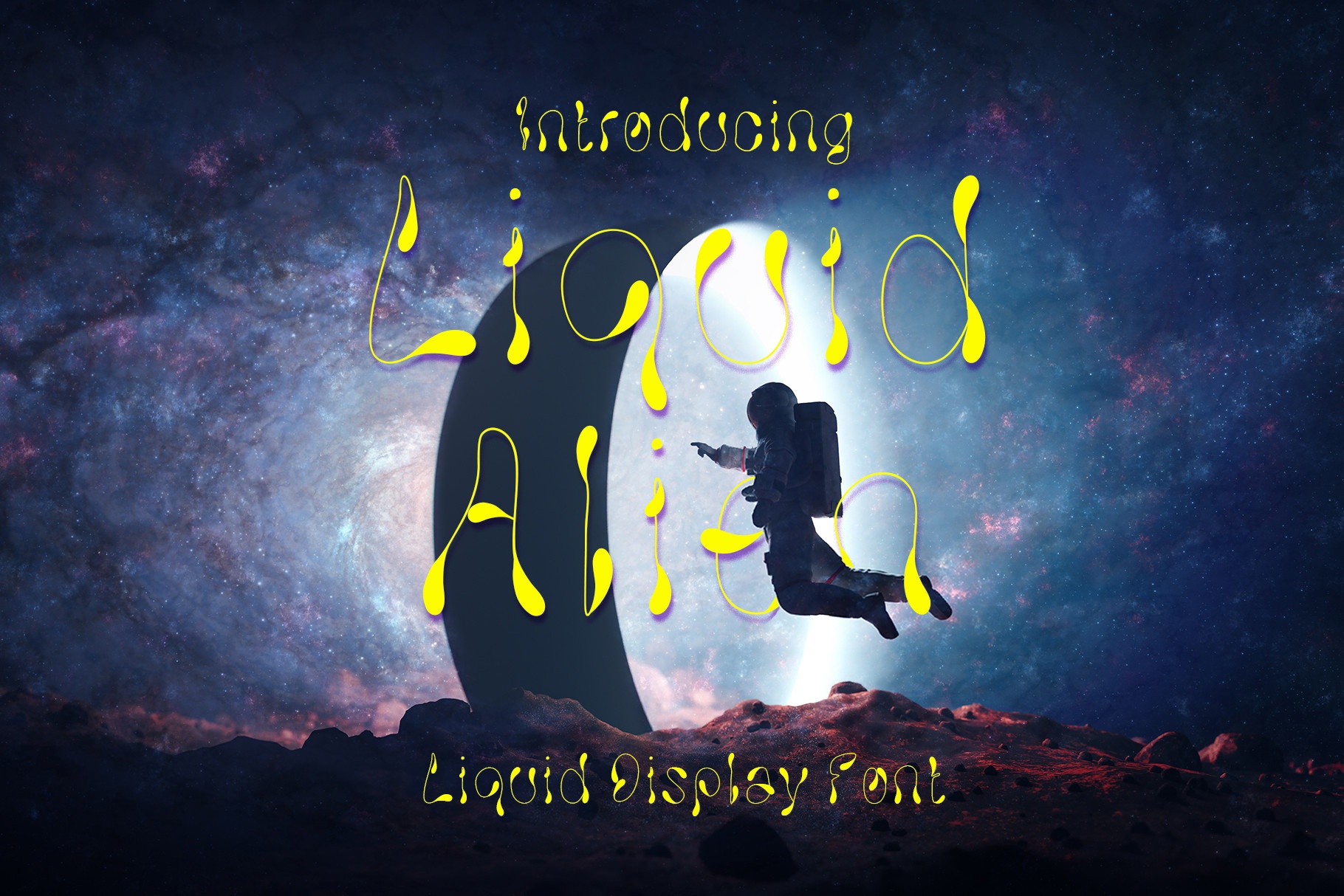 フォント Liquid Alien