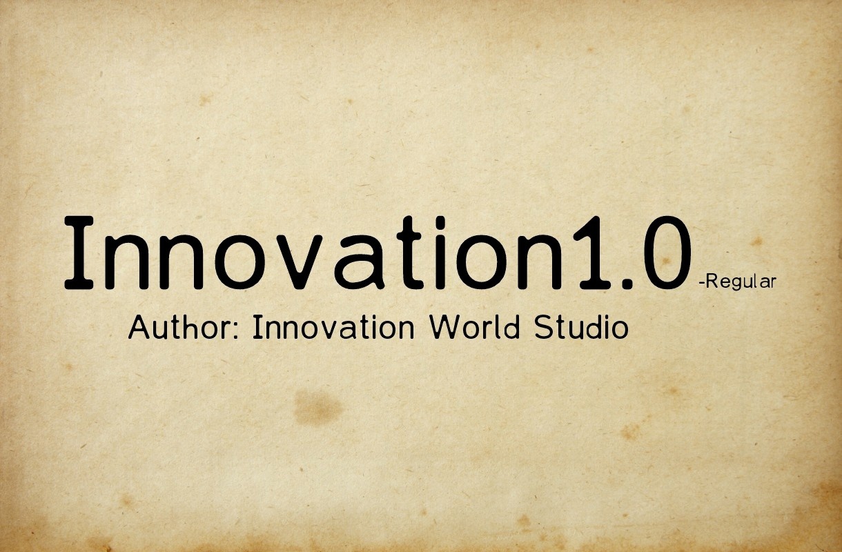 フォント Innovation1.0