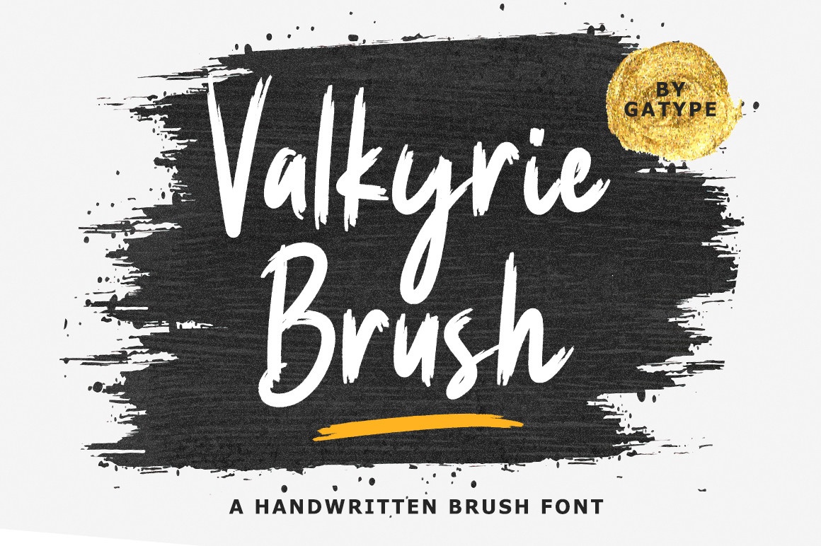 フォント Valkyrie Brush