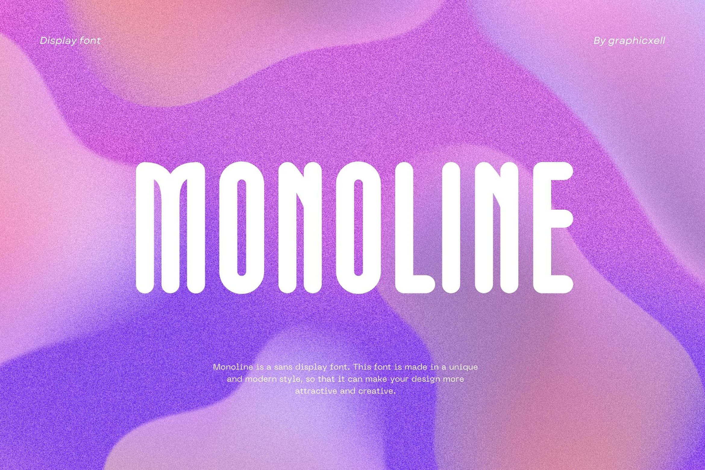 フォント Monoline
