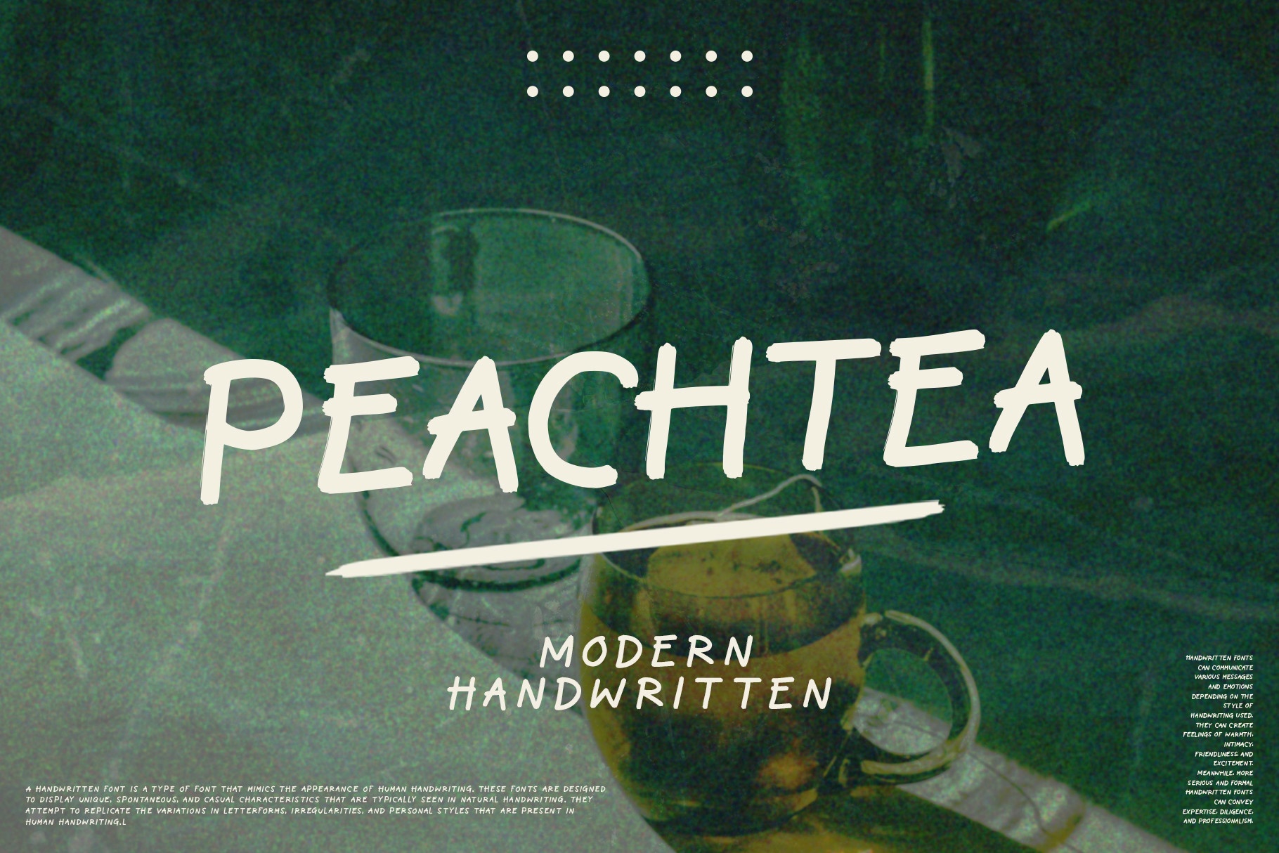 フォント Peachtea