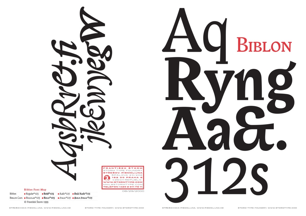 フォント Biblon Pro