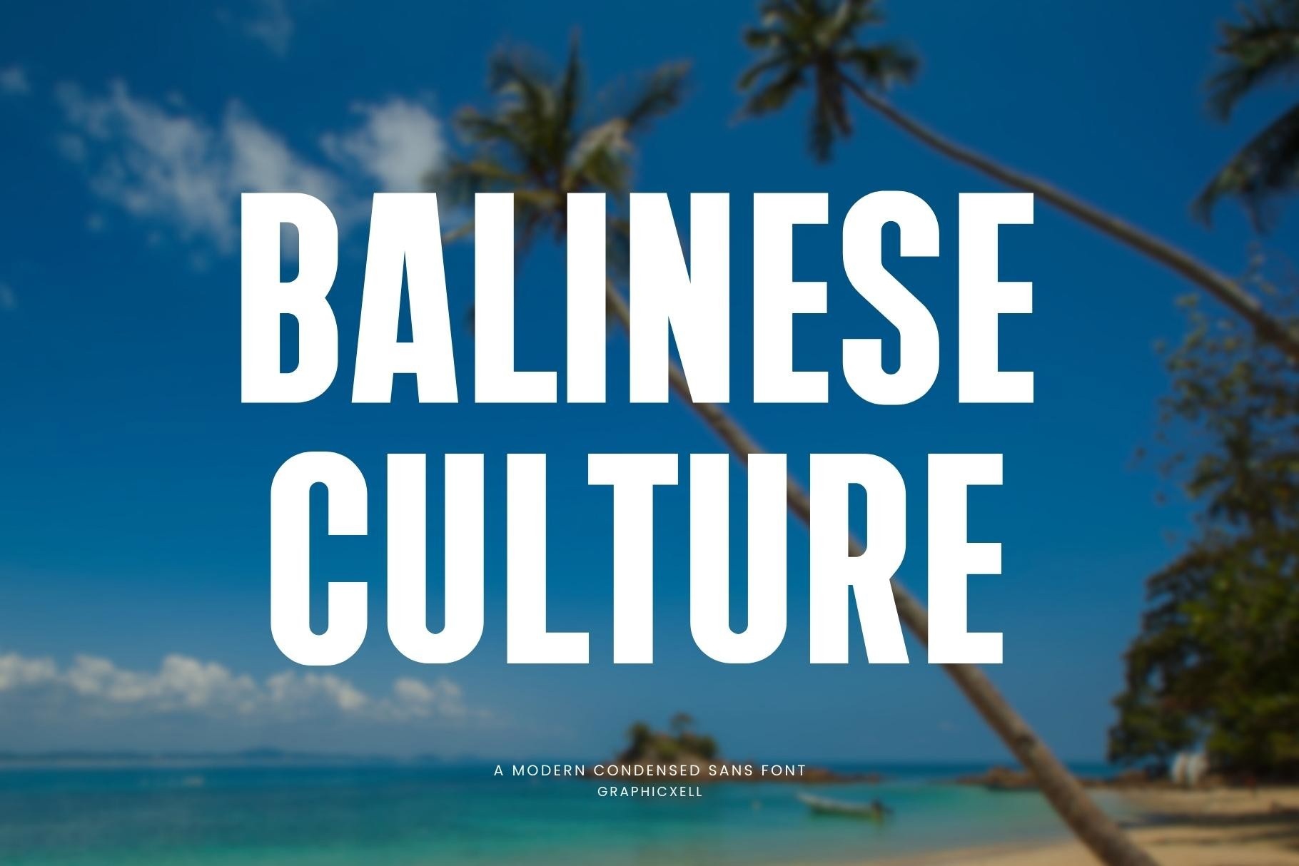 フォント Balinese Culture