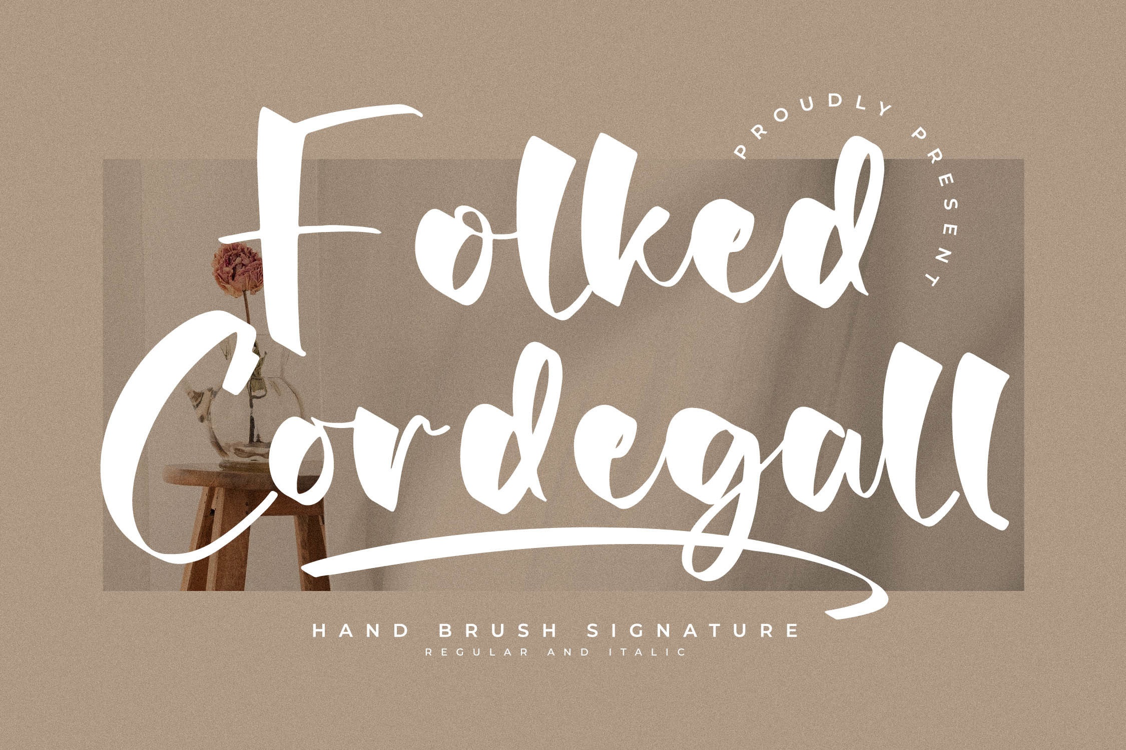 フォント Folked Cordegall