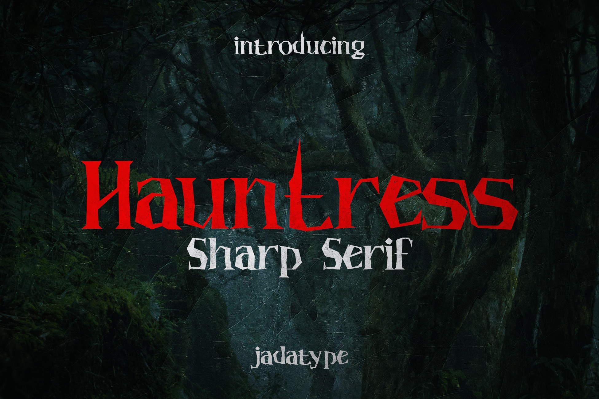 フォント Hauntress
