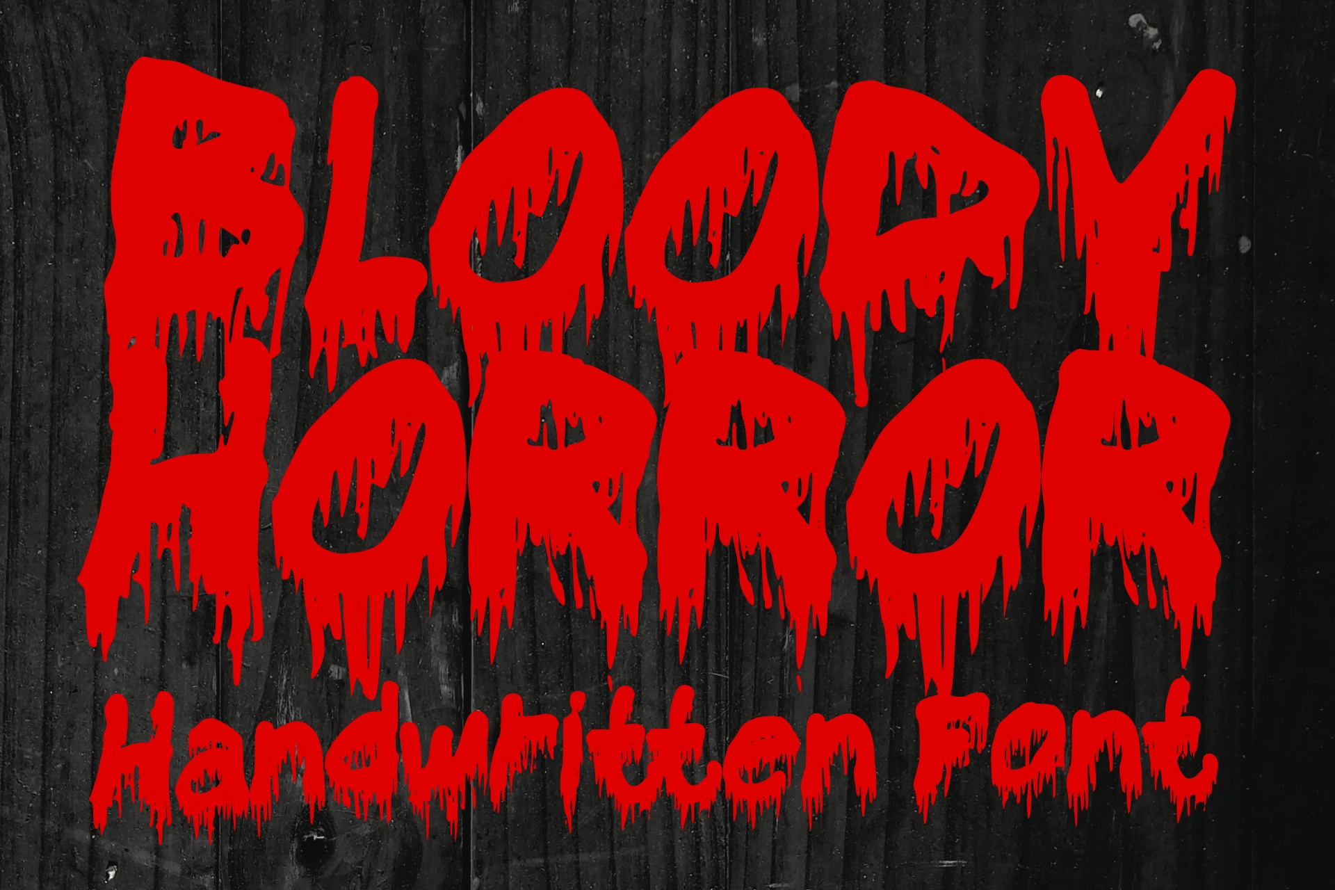 フォント Bloody Horror