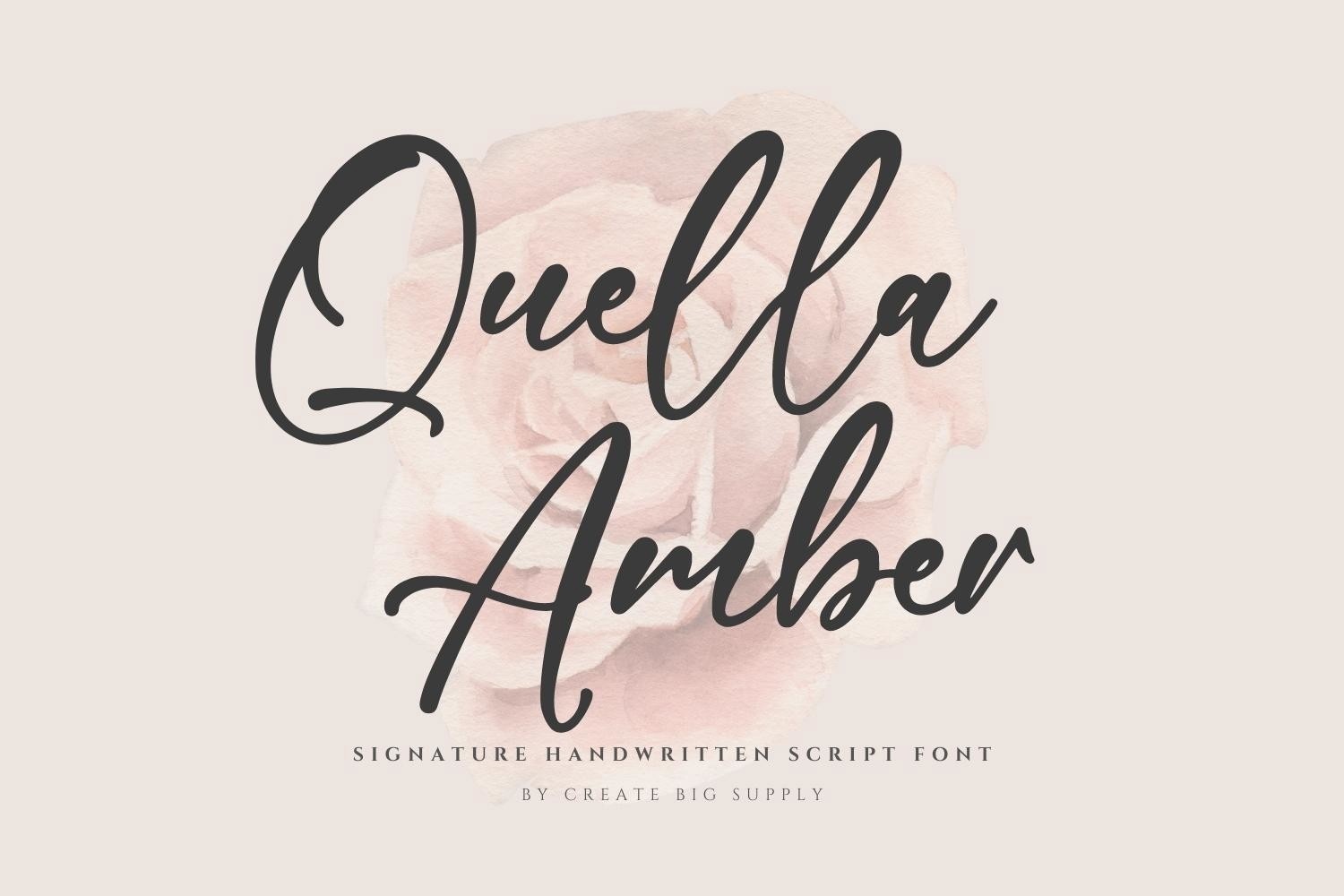 フォント Quella Amber