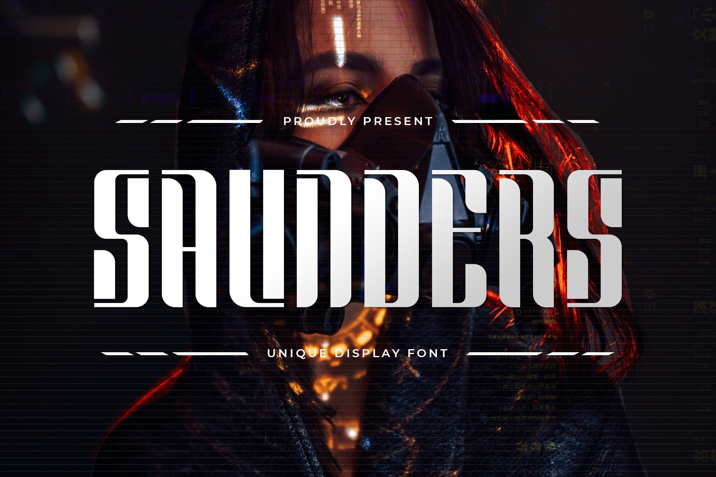 フォント Saunders