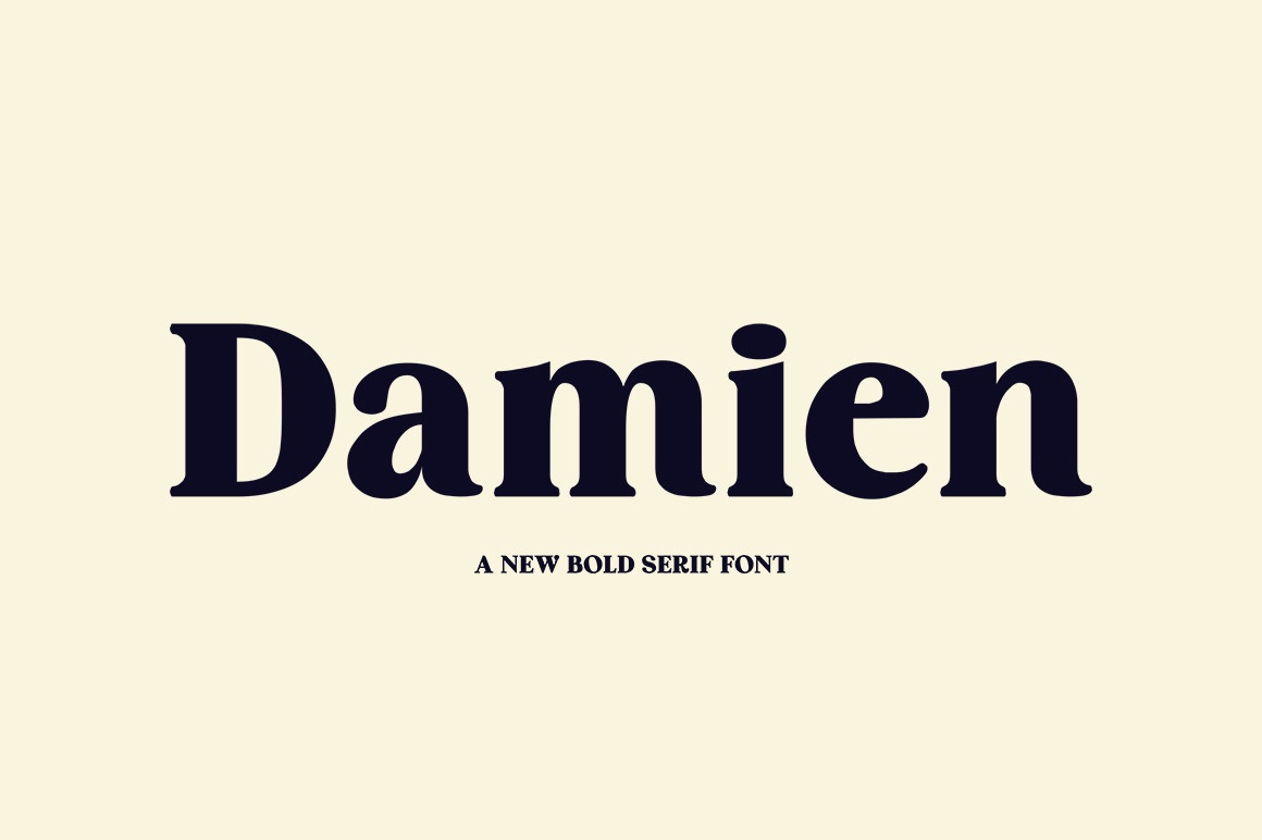 フォント Damien