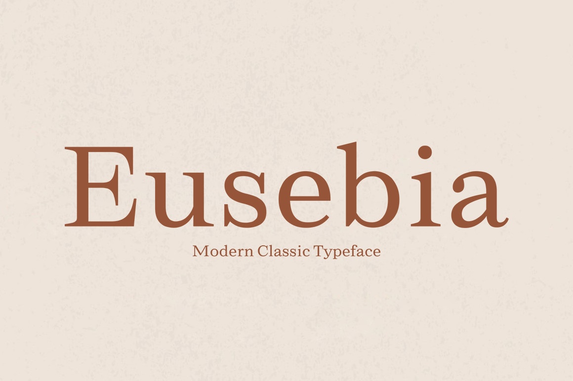 フォント Eusebia