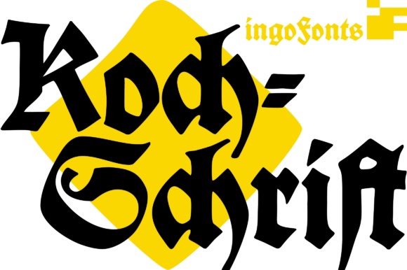 フォント Koch Schrift