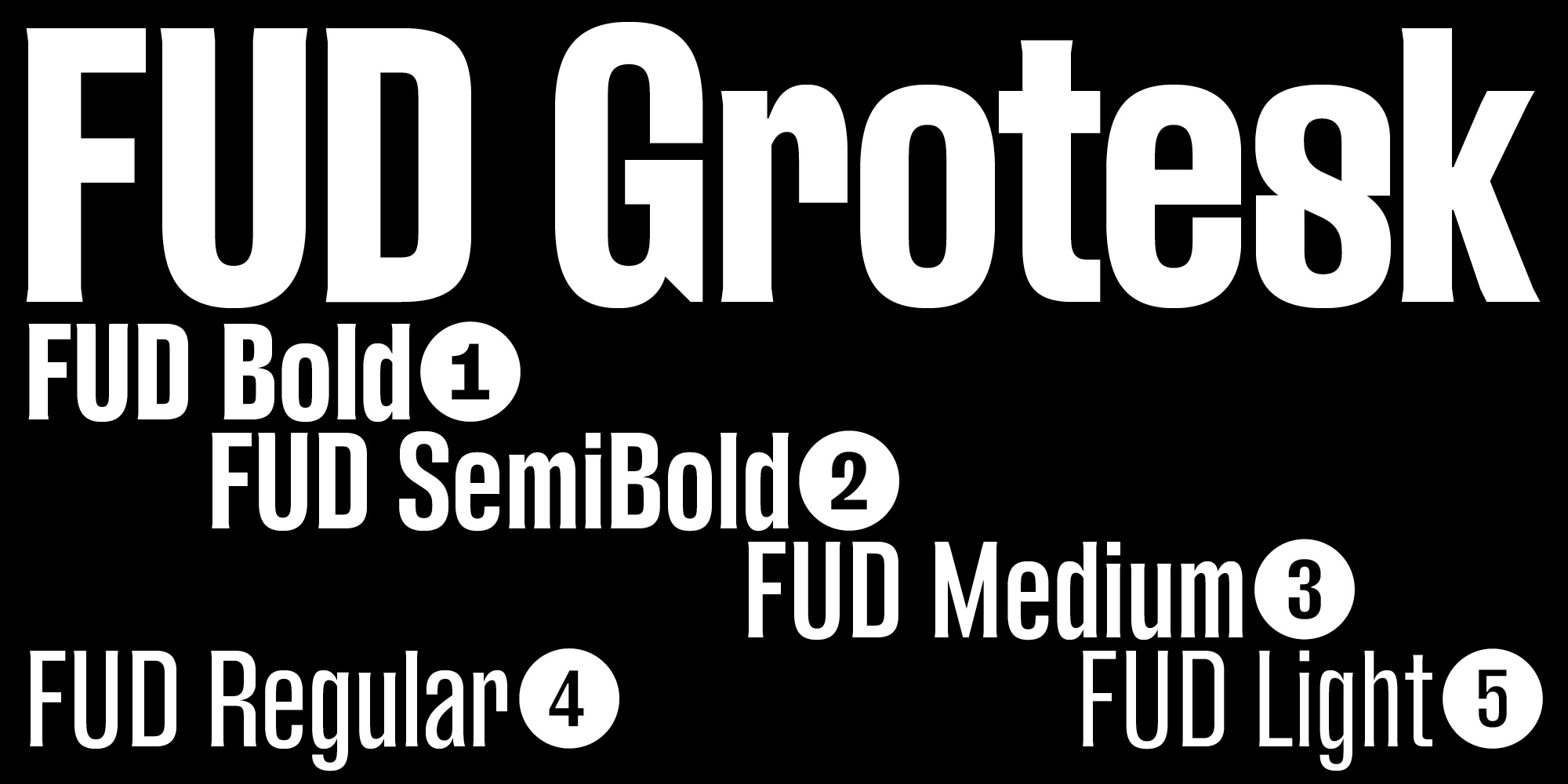 フォント FUD Grotesk