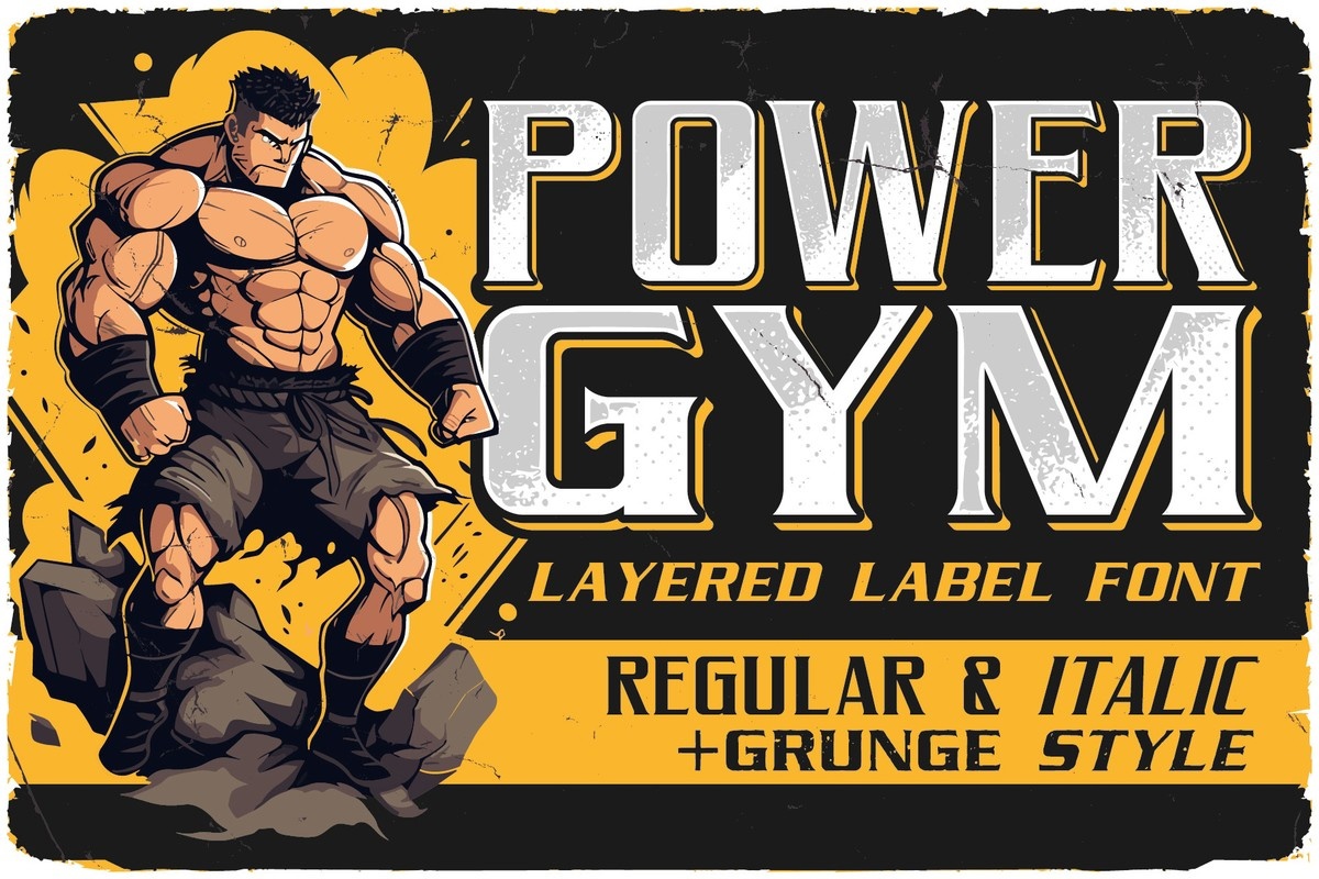 フォント Power Gym