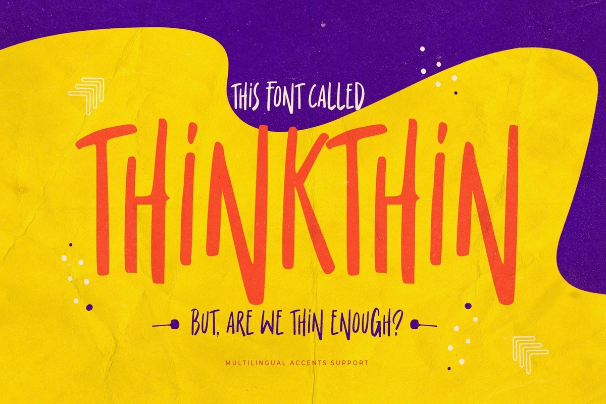 フォント Thinkthin
